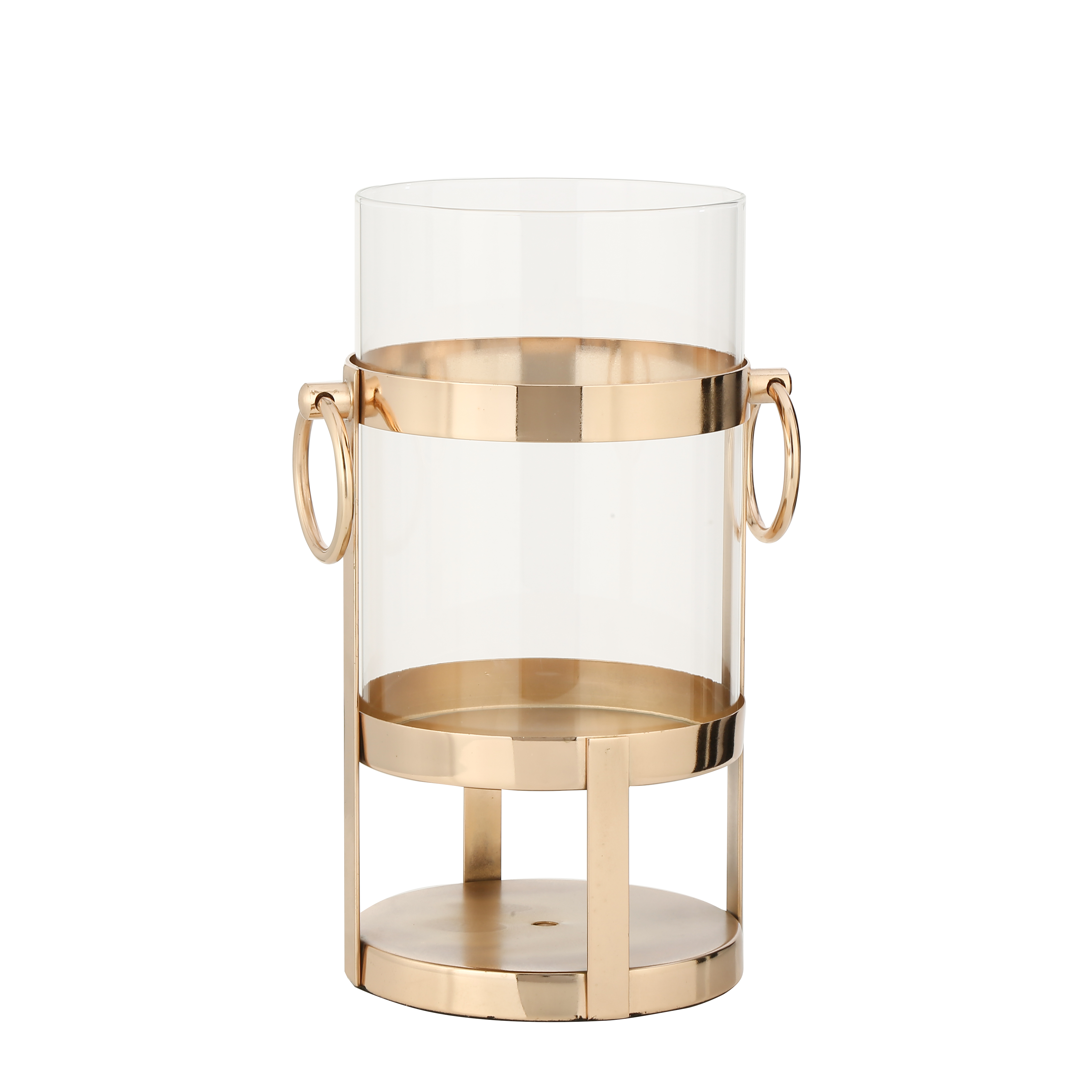 AK.JD0090 - GOLD HALKALI KÜÇÜK MUMLUK 